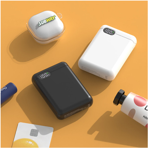 리큐엠 20W 고속충전 LCD잔량표시 10000mAh 미니 보조배터리 QP1000C