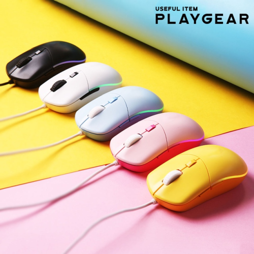 PM121 silent 무소음 RGB LED 유선 마우스