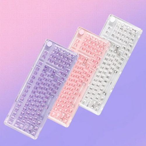 팬텀 98키 기계식 키보드 투명 아크릴