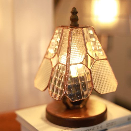 무드등 스테인드글라스 LED 스탠드 조명 글라스등